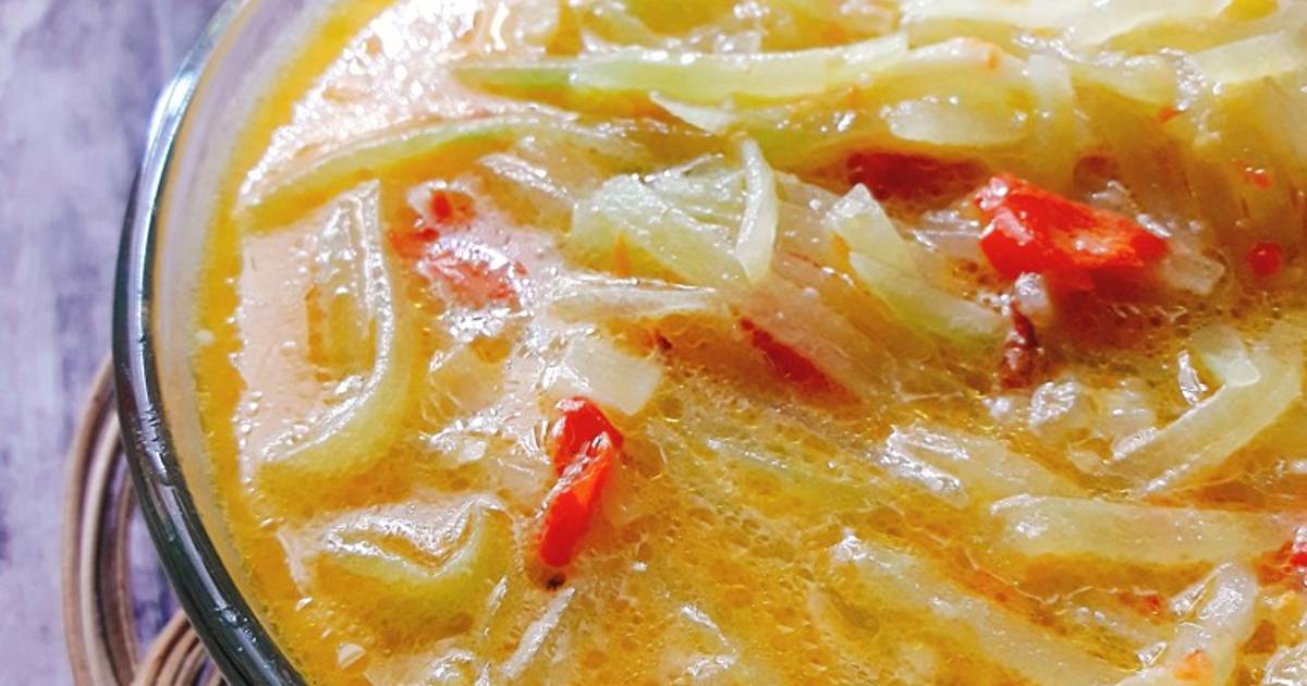 Resep Lodeh Kampung Labu Siam Cocok Untuk Lontong Sayur Oleh Dapoer