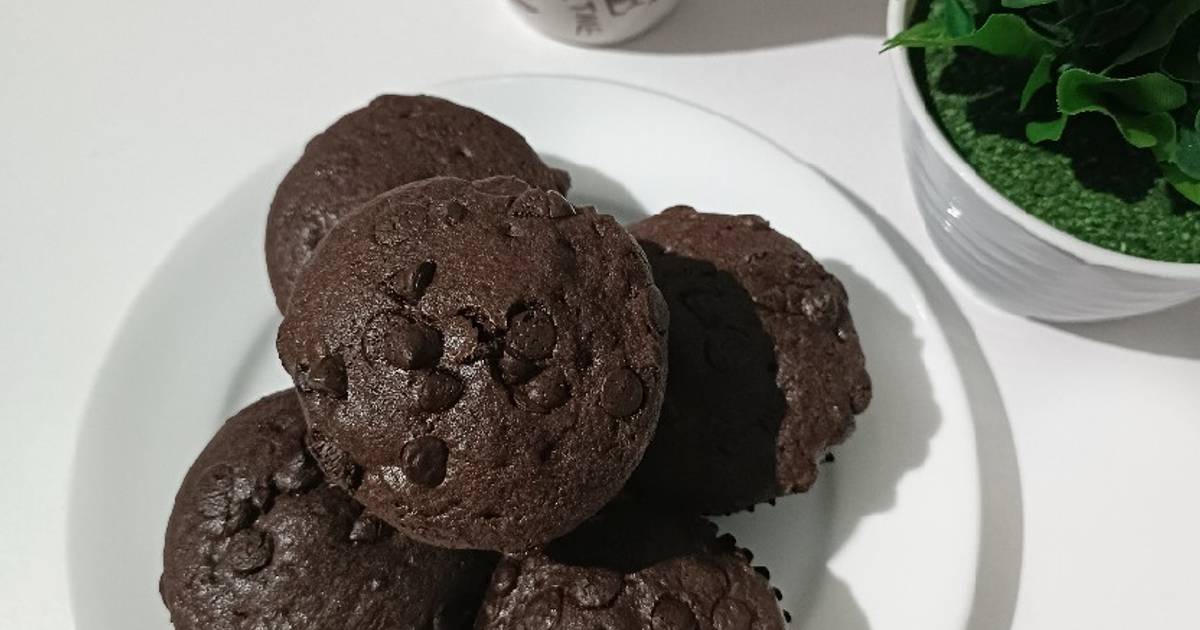 Resep Double Chocolate Muffin No Mixer Oleh Cooking With Irma Cookpad