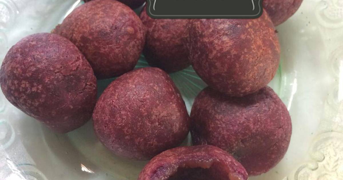 Resep Bola Ubi Ungu Kopong Oleh Ajeng Alannuariputri Cookpad