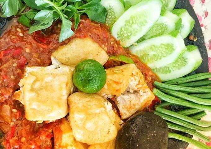 Resep Tahu Penyet Sambal Terasi Oleh Fani Fachrani Hadiputri Cookpad