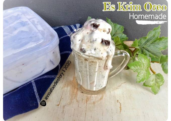 Resep Es Krim Oreo Homemade Oleh Icha Cookpad