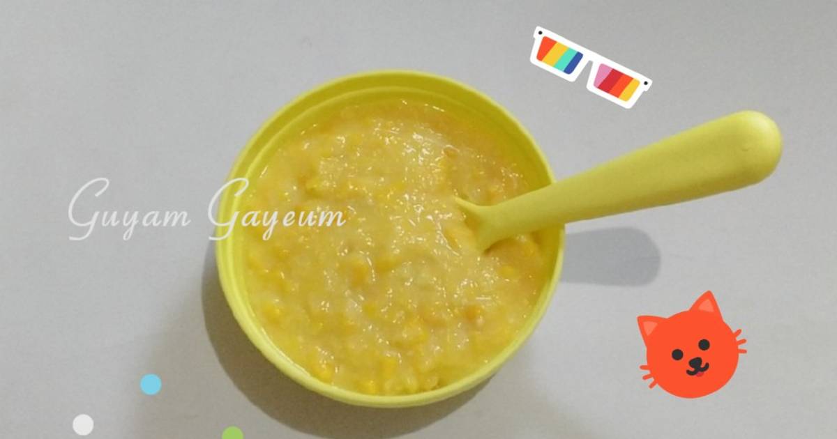 Resep Mpasi Bubur Maizena Enak Dan Mudah Cookpad