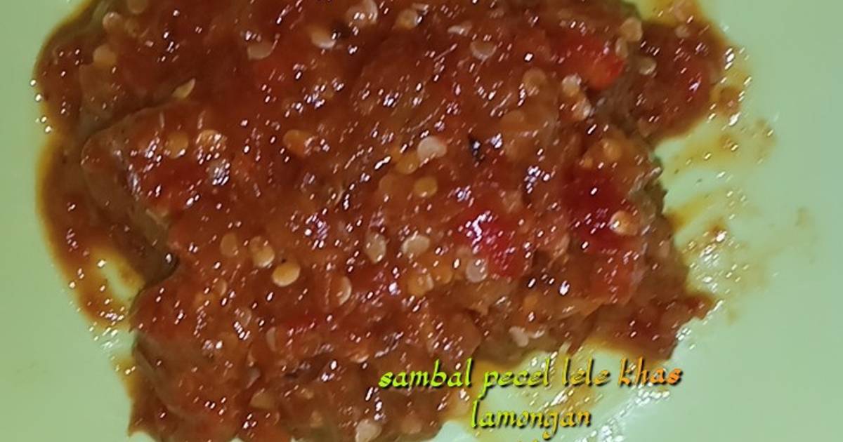 Resep Sambal Pecel Lele Khas Lamongan Oleh Dapur Arya Cookpad