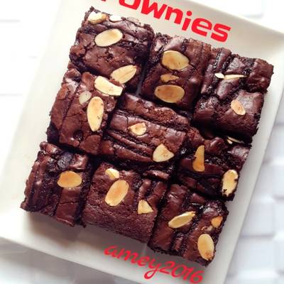 Resep Triple Chocolate Brownies Oleh Amei - Cookpad