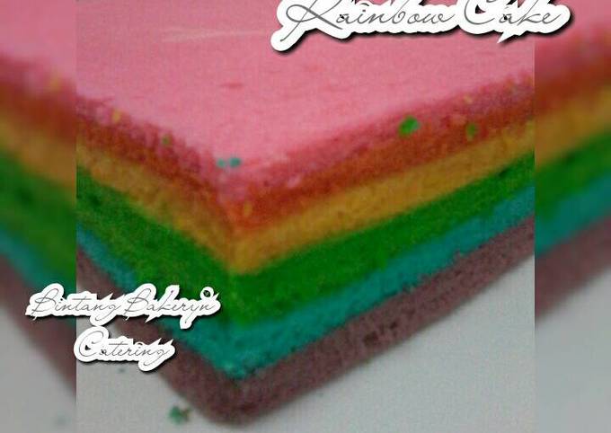 Resep Rainbow Cake Oleh Dian Bunda Al Bint Cookpad