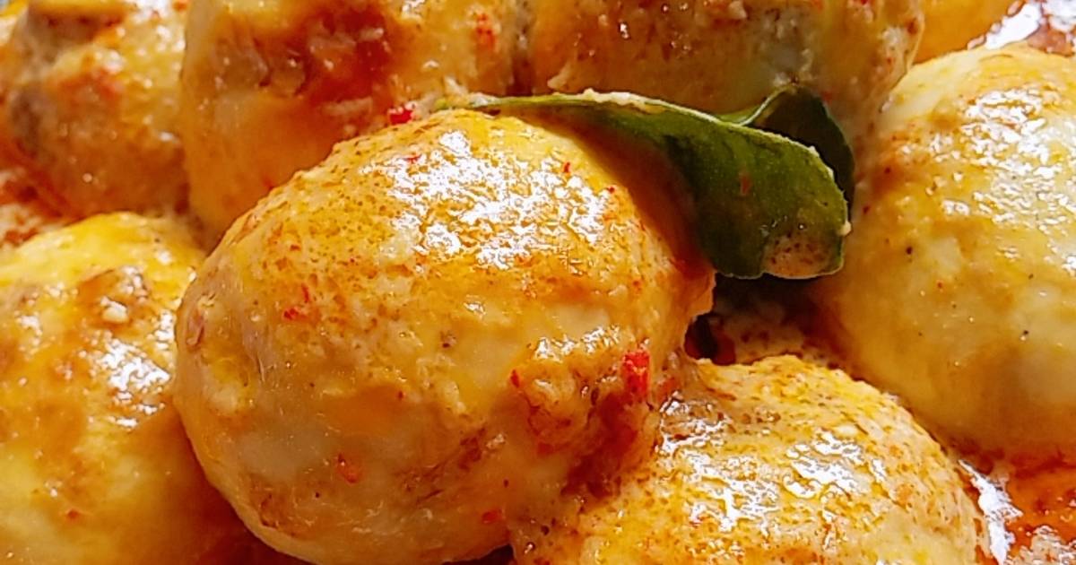 Resep Telur Bumbu Rendang Oleh Rini Damayanti Aqeesha S Kitchen Cookpad