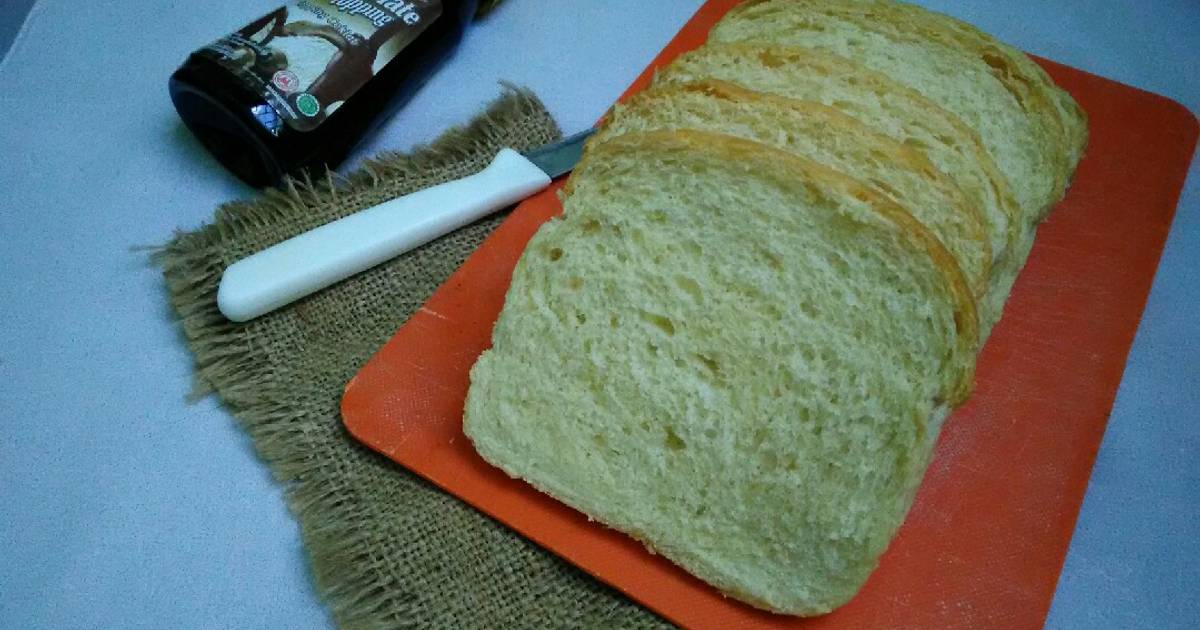 Resep Eggless Bread Roti Tawar Tanpa Telur Empuk Oleh Nur Erma Cookpad