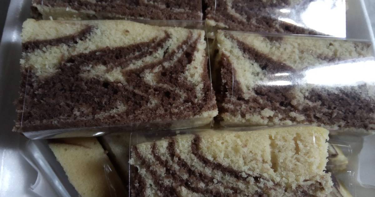 Resep Bolu Zebra Kukus Oleh Bunda Mei Cookpad