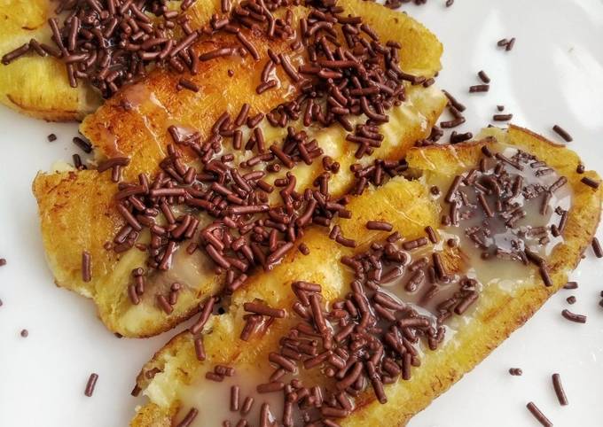 Resep Pisang Goreng Toping Meses Coklat Oleh Dea Wiwi Cookpad