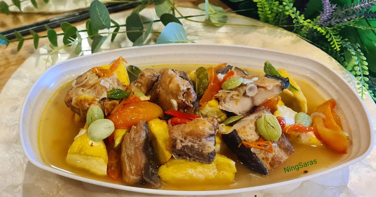 Resep Garangan Ikan Manyung Pari Asap Tahu Petai No Santan Oleh