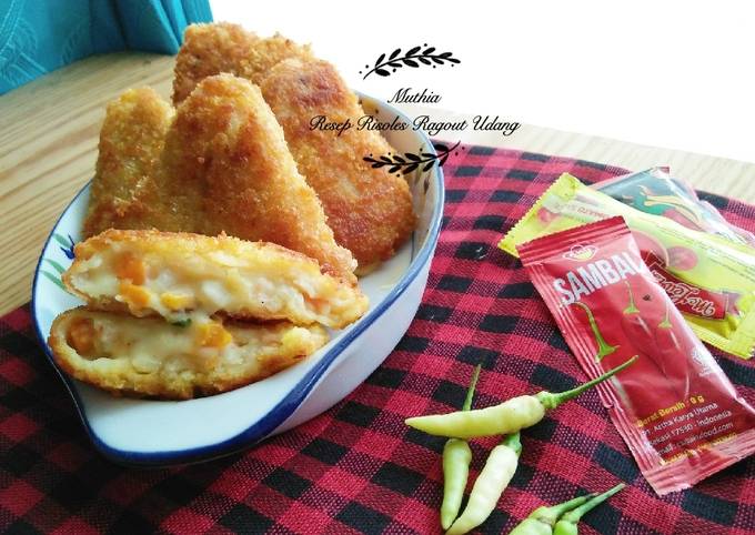 Resep Risoles Ragout Udang Oleh Muthia Saraswati Cookpad