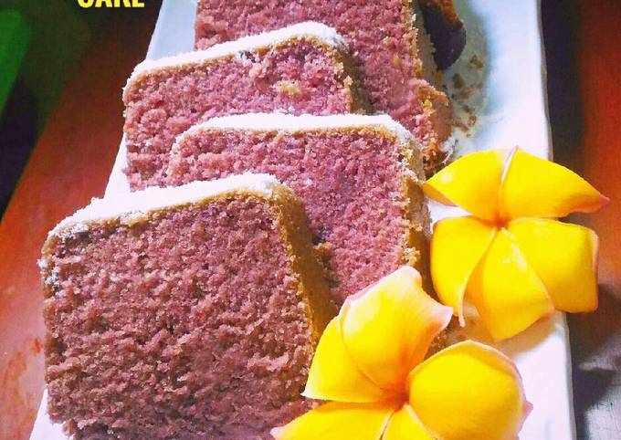 Resep Taro Condensed Milk Pound Cake Oleh Joanne Sebastian Cookpad