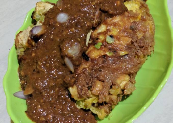 Resep Tahu Telor Bumbu Kacang BikinRamadanBerkesan Oleh Elsga Cookpad