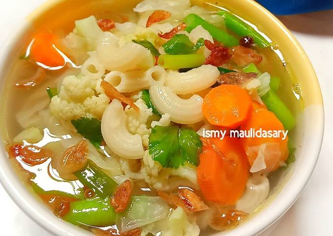 Resep Sayur Sop Makaroni Oleh Ismy Maulidasary Cookpad