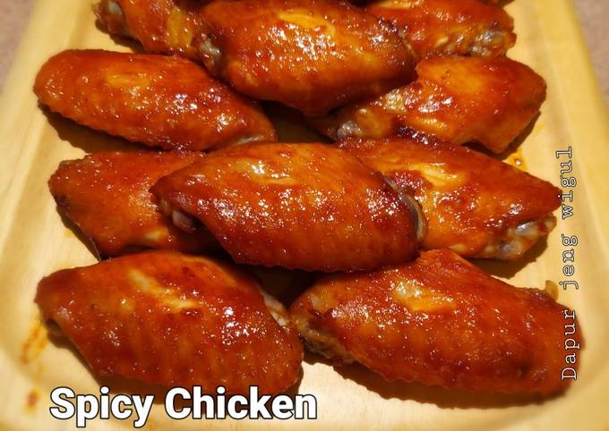 Resep Spicy Chicken Wings Oleh Dapur Jeng Wigul Cookpad