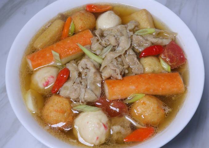 Resep Steamboat Kuah Tom Yum Oleh Isti Wulandari Cookpad