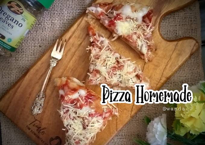 Resep Pizza No Ulen No Knead Mudah Yummy Favorit Mario Bros Oleh