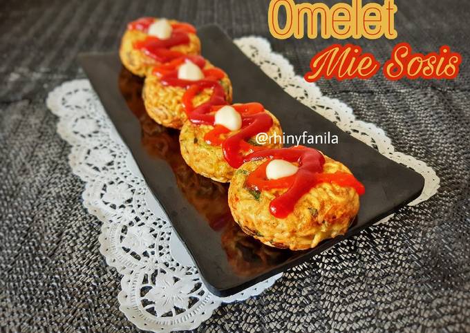 Resep Omelet Mie Sosis Oleh Rhiny Fanila Cookpad