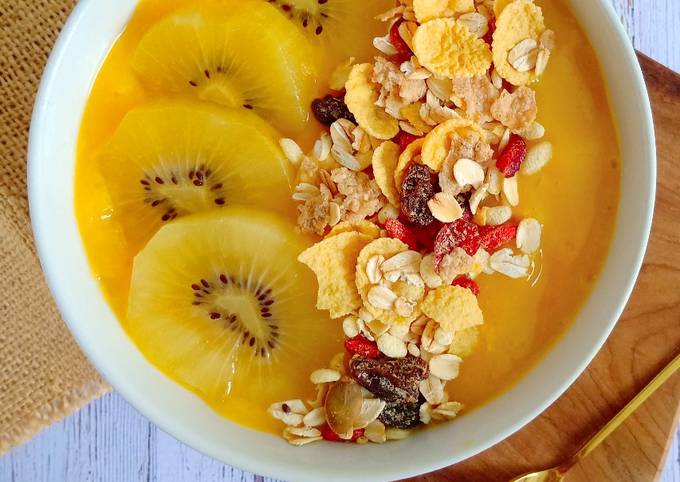 Resep Manggo Smoothie Bowl Oleh Tika Hadyanti Cookpad