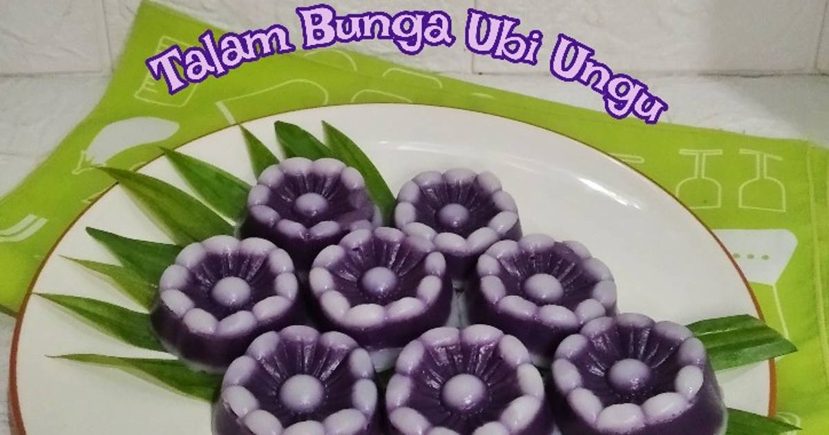 Resep Talam Bunga Ubi Ungu Oleh Ati Dewanthi Cookpad