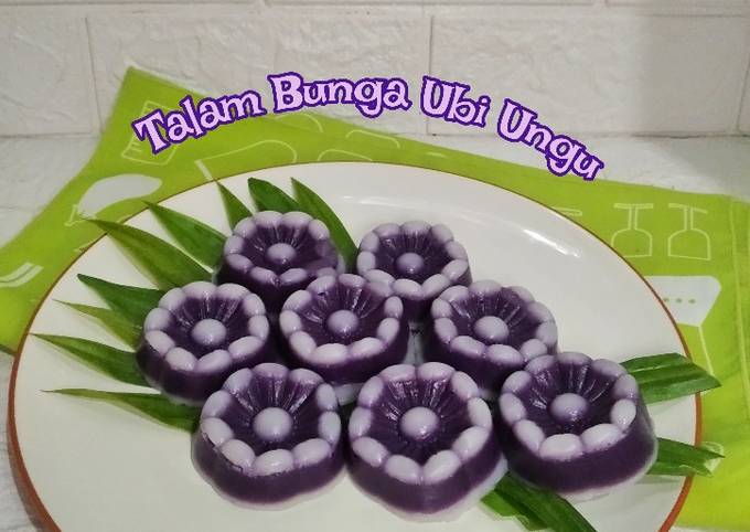 Resep Talam Bunga Ubi Ungu Oleh Ati Dewanthi Cookpad