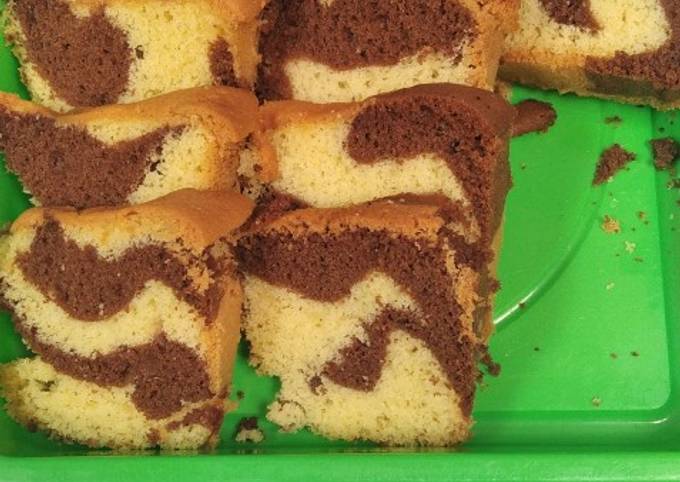 Resep Bolu Macan Aka Marmer Cake Oleh A Rhe Mom Na Calysta Ffz Cookpad