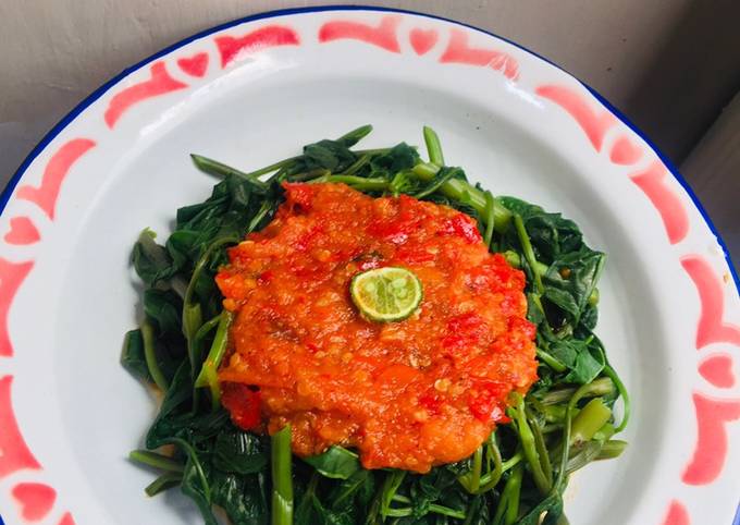 Resep Plecing Kangkung Oleh Dapur Ammadisaa Cookpad