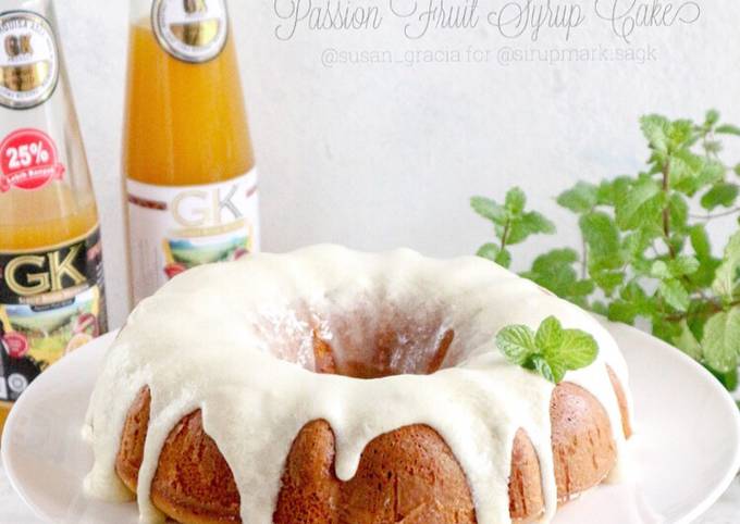 Resep Bolu Sirop Cake Sirup Markisa Oleh Susana Gracia Cathrine Cookpad