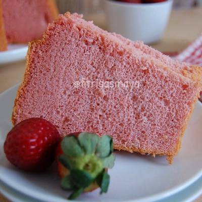 Resep Strawberry Chiffon Cake Oleh Fitri Sasmaya Cookpad