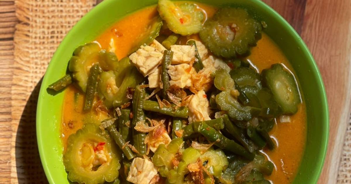 Resep Sayur Pare Kacang Panjang Bersantan Oleh Roro Woelan Cookpad