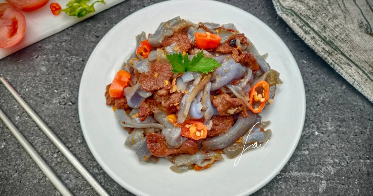 Resep Kwetiau Biru Goreng Oleh Fransiska Arie Cookpad