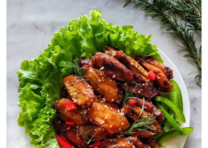 Resep Chicken Wings Bakar Pedas Oleh Tyas Yodha Cookpad