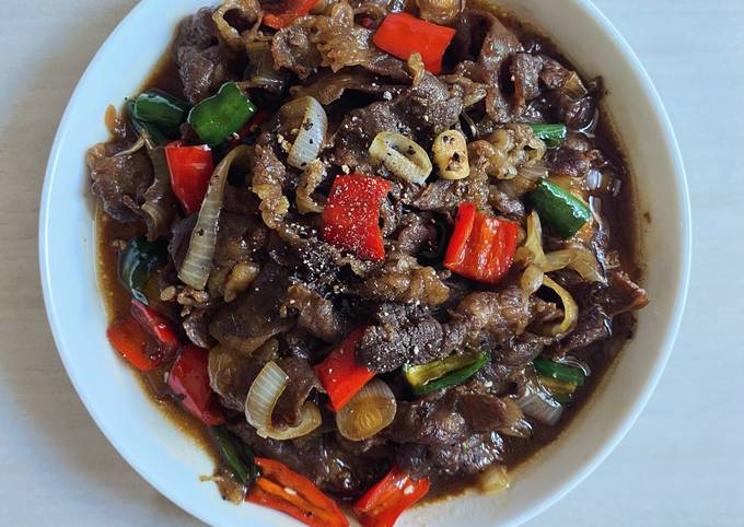 Resep Sapi Lada Hitam Oleh Dhea Palupy Cookpad