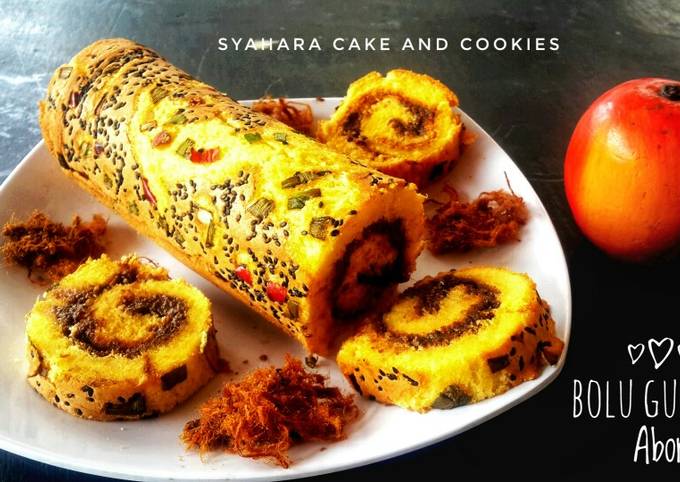 Resep Bolu Gulung Abon Oleh Syahara Kitchen Cookpad