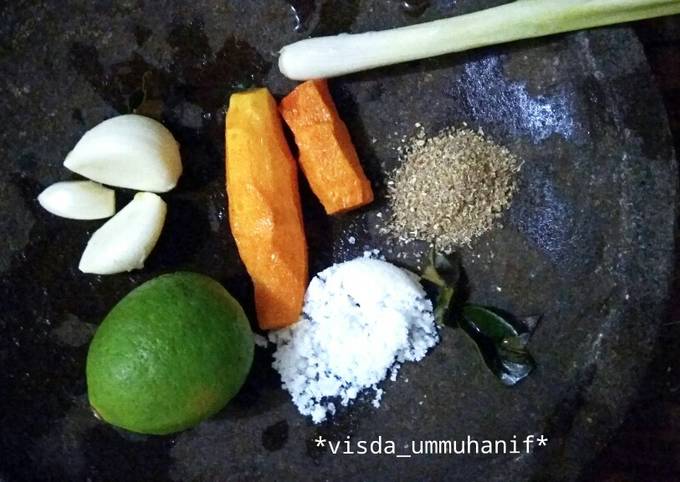 Resep Bumbu Dasar Marinasi Ikan Seafood Oleh Visda Ummu2H Cookpad