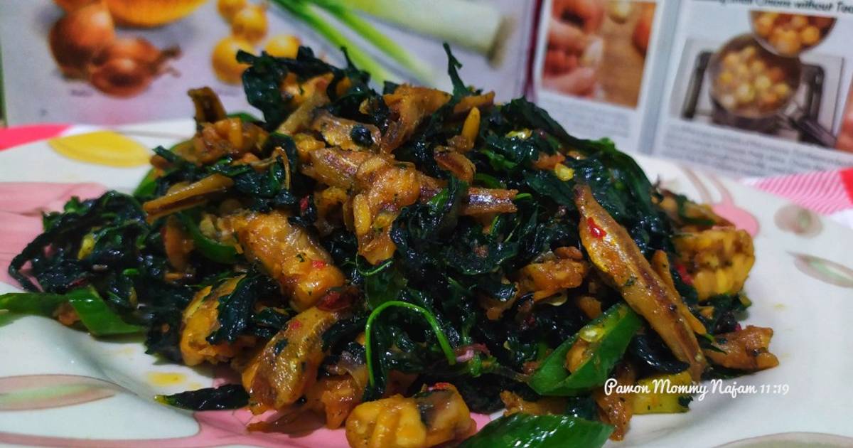 Resep Oseng Daun Pepaya Jepang Dg Tempe Teri Oleh Pawon Mommy Najam