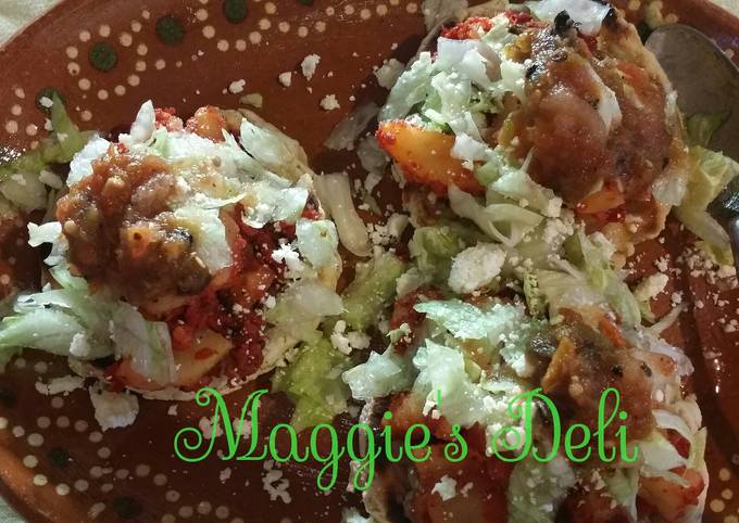 Sopes De Chorizo Con Papa Receta De Maggie Cookpad