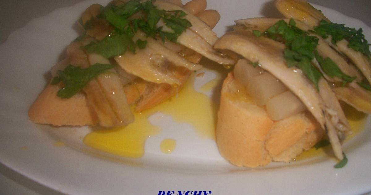 Tostas De Esp Rragos Con Boquerones Anchoados Receta De Penchi Briones