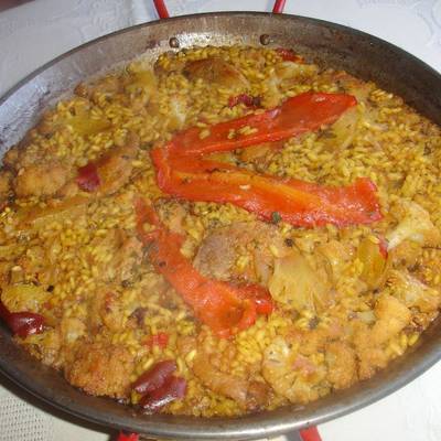 Paella De Coliflor Y Magro De Jijona Receta De Kiko Cookpad