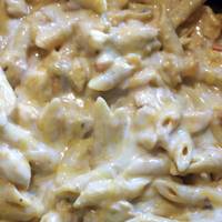 Crockpot Buffalo Chicken Pasta