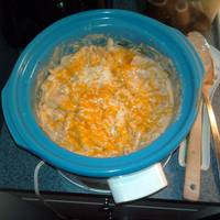 Crockpot Buffalo Chicken Pasta