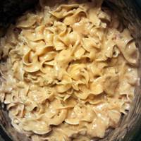 Crockpot Buffalo Chicken Pasta