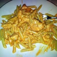 Crockpot Buffalo Chicken Pasta