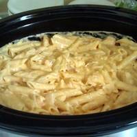 Crockpot Buffalo Chicken Pasta