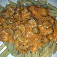 Crockpot Buffalo Chicken Pasta