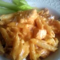 Crockpot Buffalo Chicken Pasta