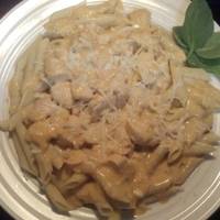 Crockpot Buffalo Chicken Pasta