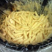 Crockpot Buffalo Chicken Pasta
