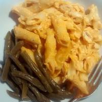 Crockpot Buffalo Chicken Pasta