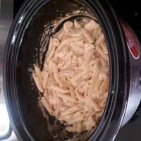 Crockpot Buffalo Chicken Pasta